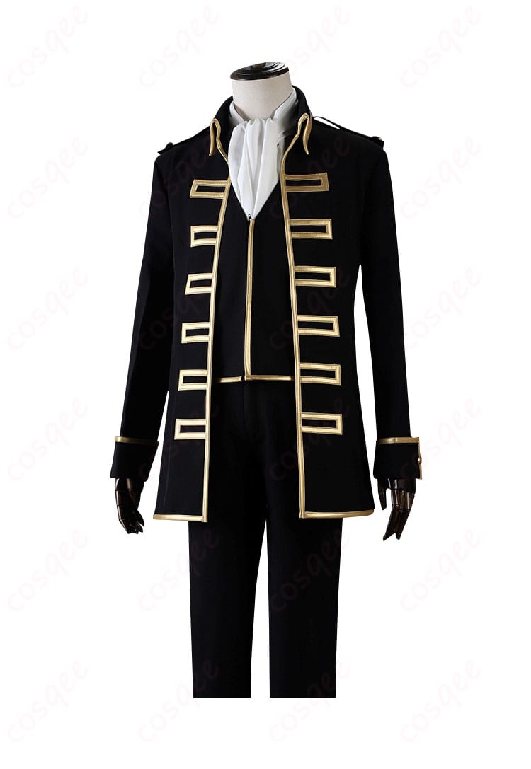 銀魂 近藤勲・土方十四郎・沖田総悟 コスプレ衣装の側面。衣装のデザインと着心地を確認できます。