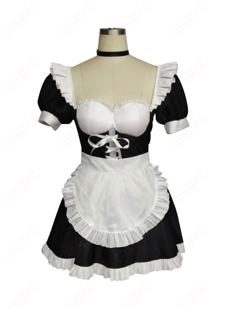 メイド楓と鈴 コスプレ衣装 正面画像。高還元度のデザインで、星月楓・星月鈴のメイド服が美しく再現されています。