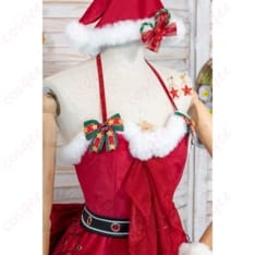 勝利の女神:NIKKE エマ ダーリンレッド クリスマス風コスプレ 衣装一式で写真映え - 3枚目の画像（サムネイル）