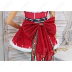 勝利の女神:NIKKE エマ ダーリンレッド クリスマス風コスプレ 衣装一式で写真映え - 4枚目の画像（サムネイル）