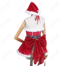 勝利の女神:NIKKE エマ ダーリンレッド クリスマス風コスプレ 衣装一式で写真映え - 2枚目の画像（サムネイル）