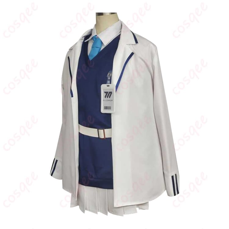 ブルーアーカイブ 白石ウタハの研究員スタイルを端正に再現したコスプレ衣装 - 2枚目の画像