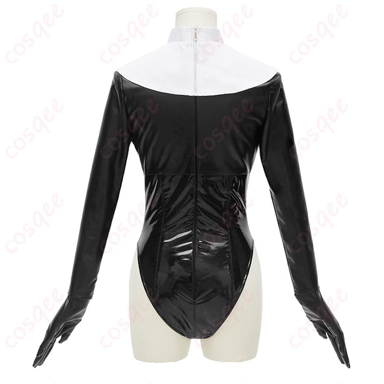 ブルーアーカイブ 歌住サクラコ 覚悟 コスプレ衣装 シャープに決まる修道女風レオタード - 4枚目の画像