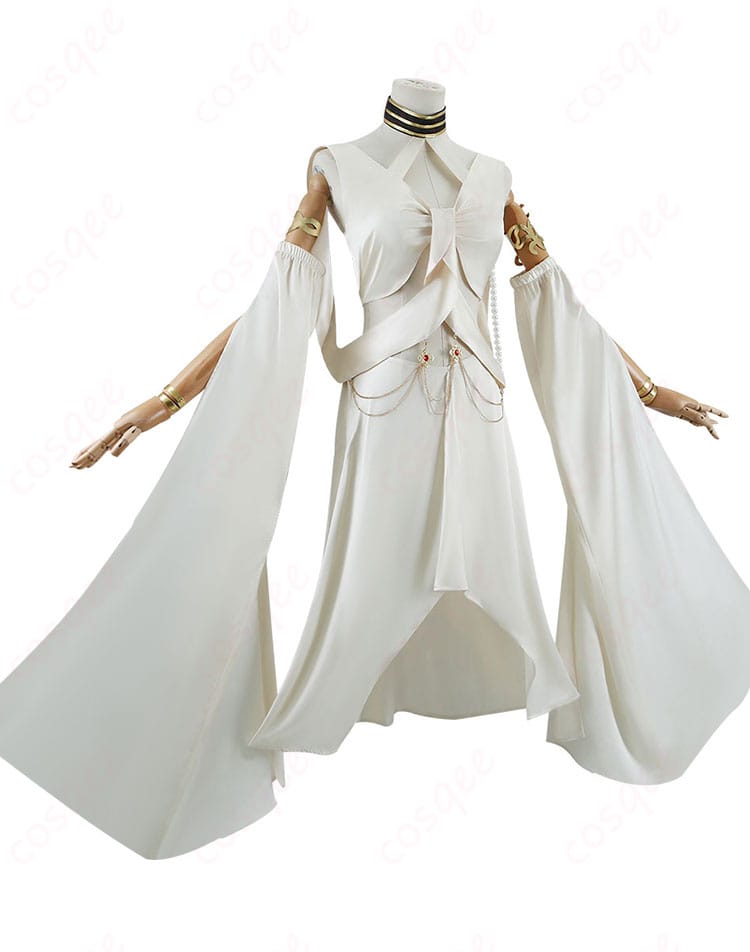 商品側面図 - 豊穣薬師 コスプレ衣装の側面ビュー、衣装のフィット感をチェック