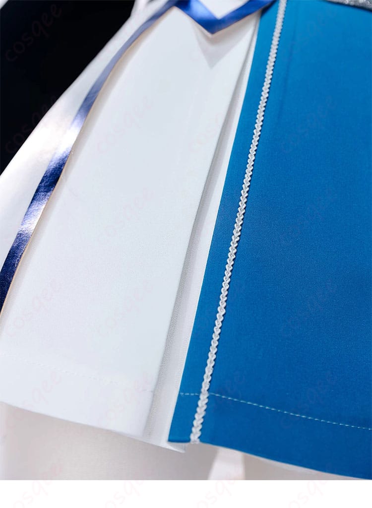 ソードアート・オンライン 結城明日奈 アスナ ウンディーネVer. コスプレ衣装 裙子装饰细节图。美しい裾のデザインがアスナらしさを際立たせます。