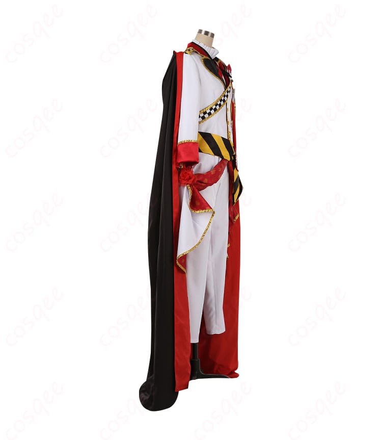 ツイステ エース・トラッポラ コスプレ衣装 ハーツラビュル寮 寮服 右側面