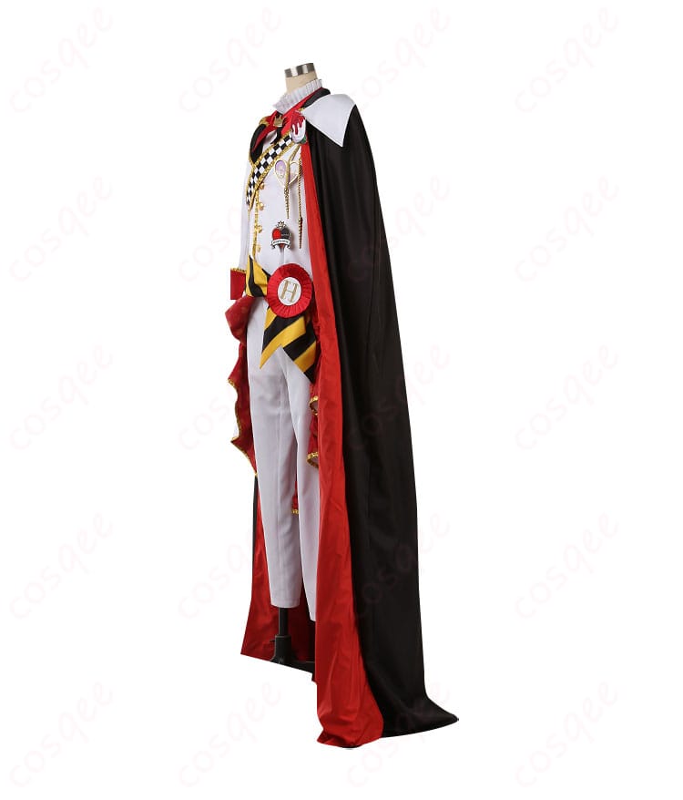 ツイステ エース・トラッポラ コスプレ衣装 ハーツラビュル寮 寮服 左側面