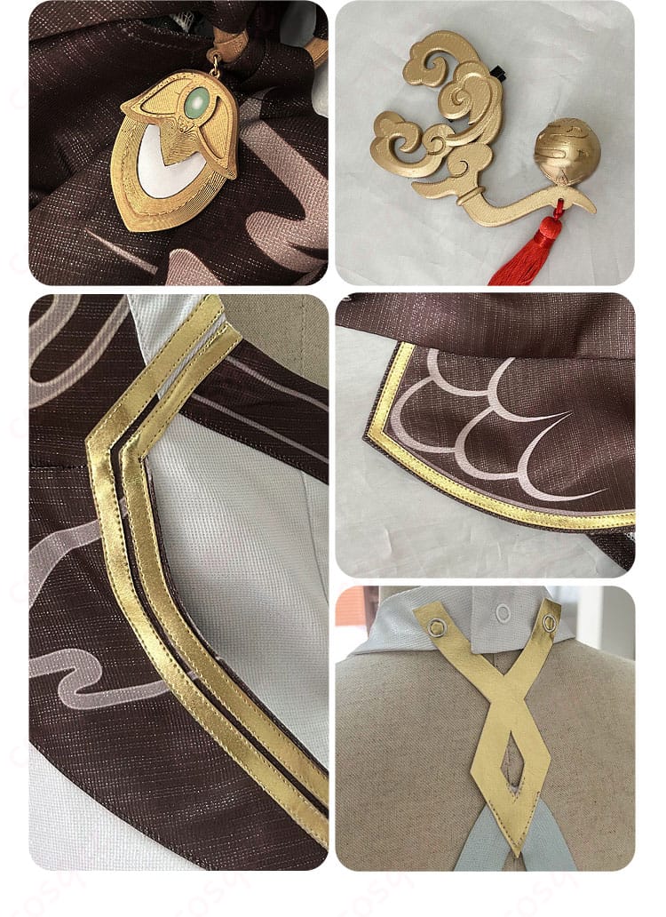 服装装飾の詳細 - 霊砂コスプレ衣装全体の装飾詳細