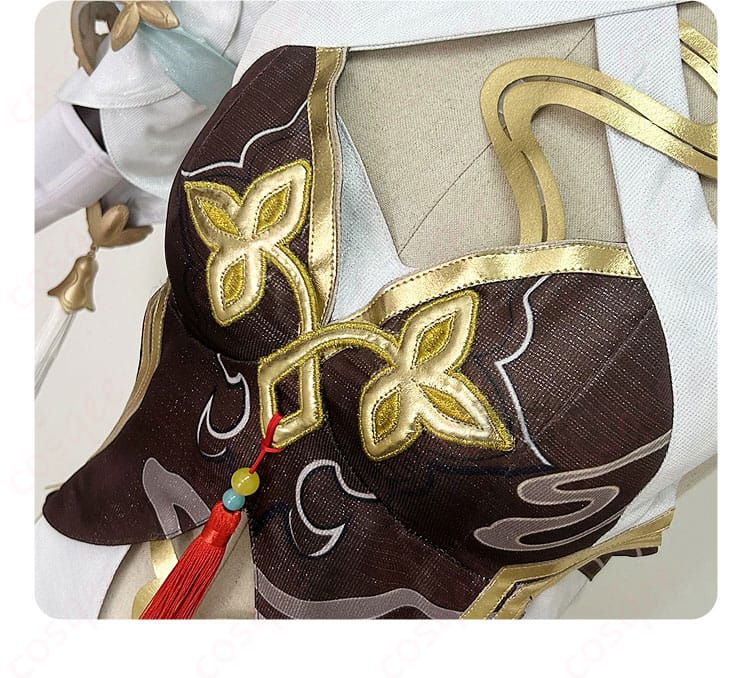 領口装飾の詳細 - 霊砂コスプレ衣装の領口装飾詳細