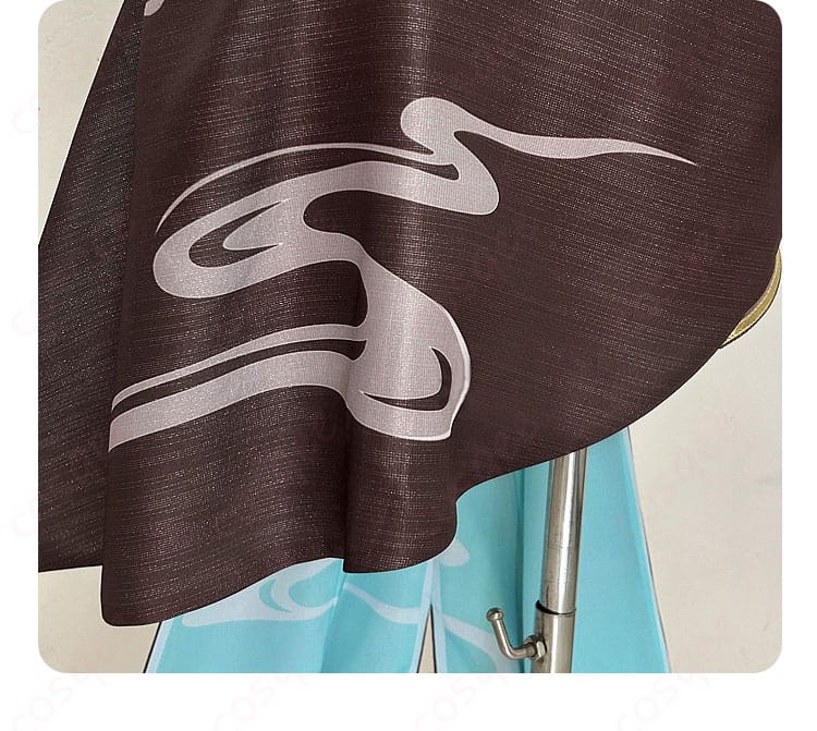 スカートのパターン装飾の詳細 - 霊砂コスプレ衣装のスカートパターン装飾