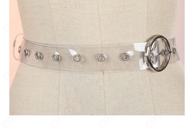 シロネン コスプレ衣装の尾巴と腰帯の装飾。ユニークで目を引くデザイン。