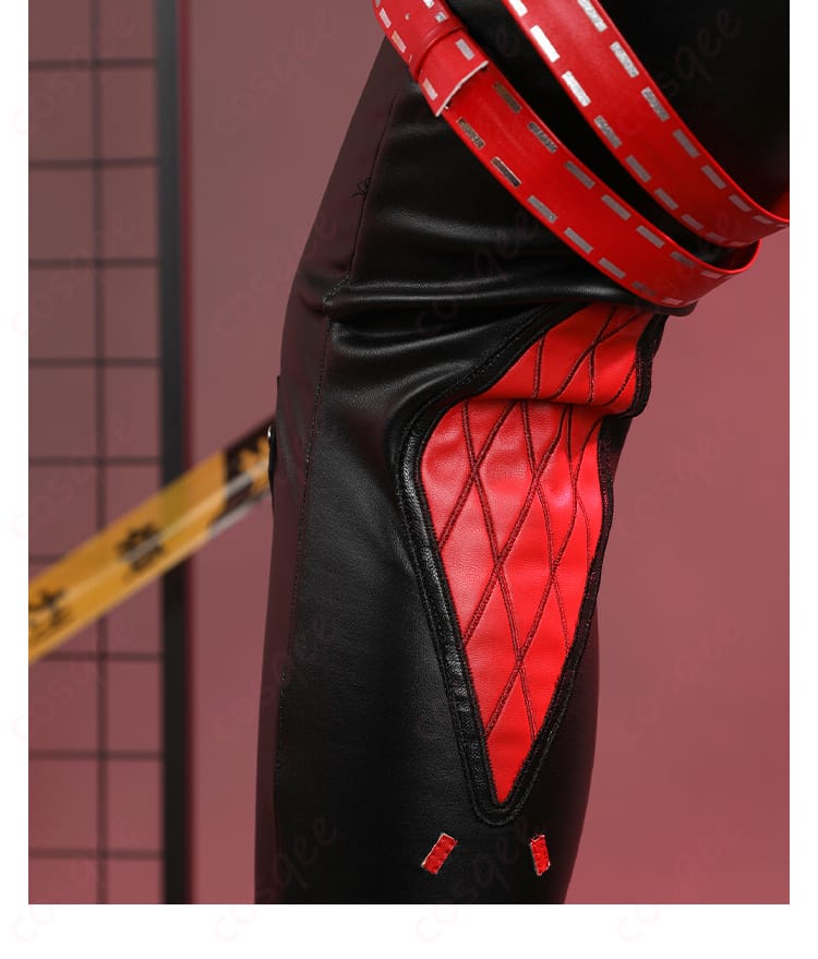 バーニス・ホワイト コスプレ衣装 ブーツ背面装飾