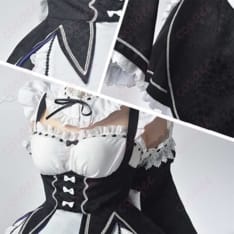 Re:ゼロ レムとラムのメイド服コスプレ 清楚キュートに仕上がる着やすい一着 - 3枚目の画像（サムネイル）