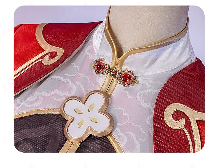 スターレイル 三月なのか 巡狩 コスプレ衣装 领口装饰細節|精緻な刺繍とデザイン