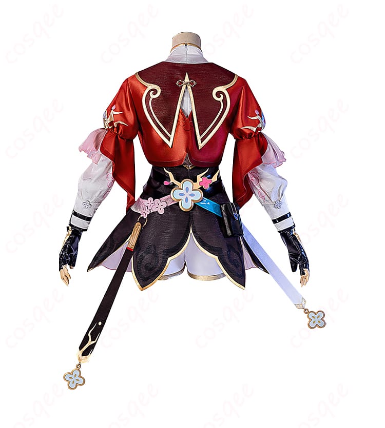 スターレイル 三月なのか 巡狩 コスプレ衣装 背面画像|服のデザインが忠実再現された一枚