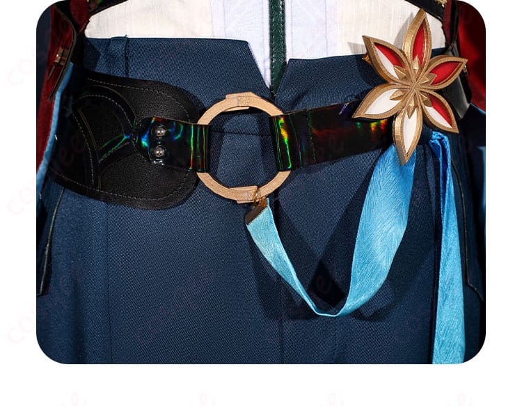 腰間の腰带装饰の詳細画像 - 腰のベルトと装飾、完璧な仕上がりのディテール。