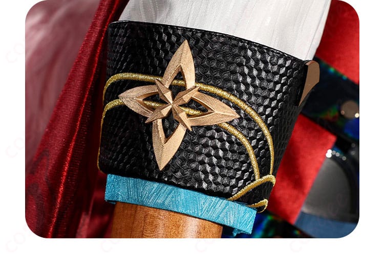 袖口装飾の詳細画像 - 袖口の細部を見せる椒丘 コスプレ衣装の魅力。