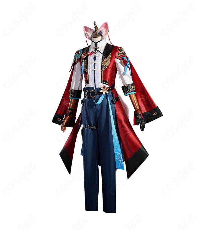 商品左側画像 - 反対側から見る椒丘 コスプレ衣装のディテール。