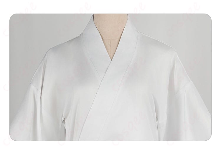 衣領装飾のディテール - 裏梅 コスプレ衣装の衣領に施された精巧な装飾