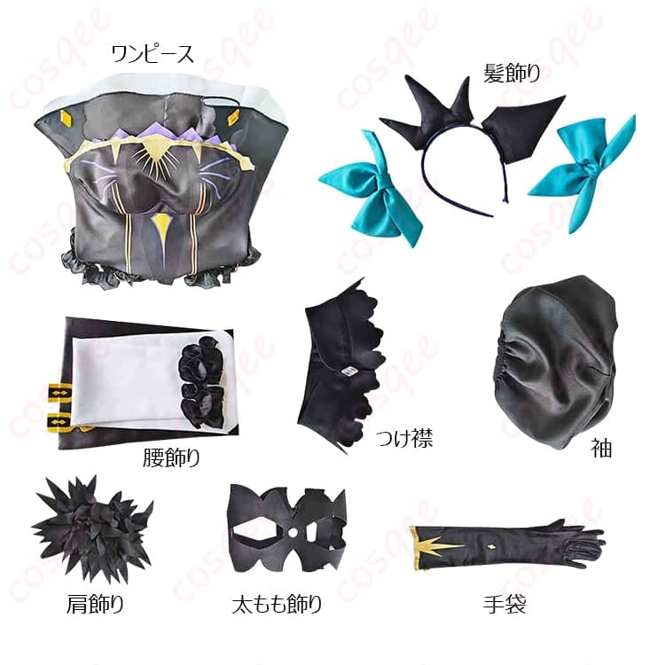 FGO エレシュキガル第二再臨コスプレ｜金黒の神秘が映える装飾で存在感アップ - 4枚目の画像