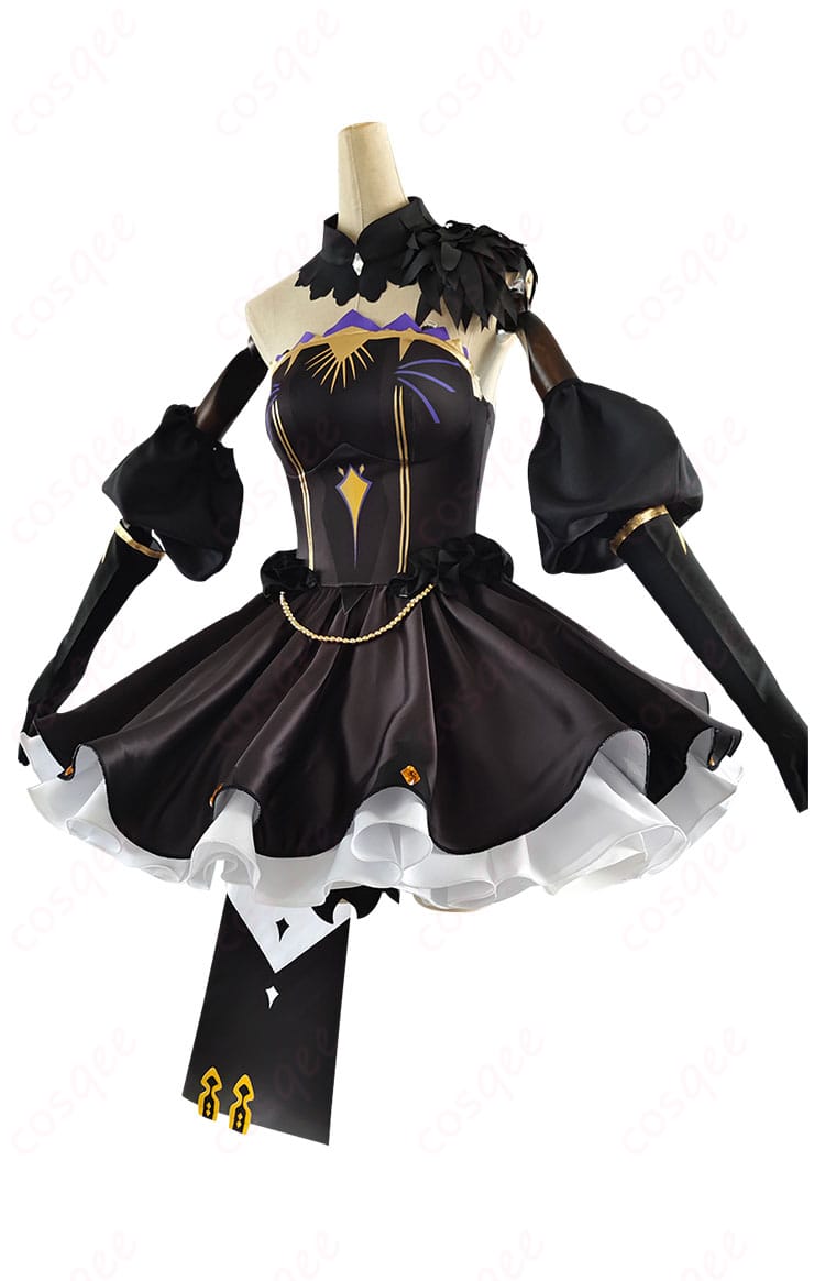 Fate/Grand Order アンキ・エレシュキガル コスプレ衣装 側面画像。細部にわたる高品質な刺繍や装飾がよく分かります。