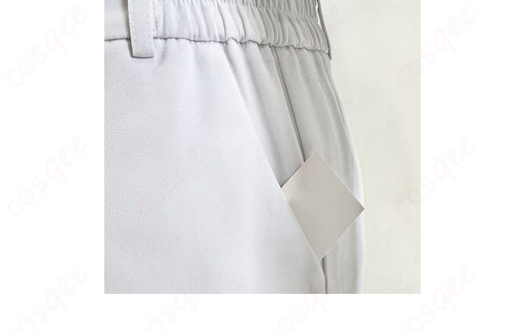 衣袋とズボンの詳細画像。衣装のポケットやパンツ部分のデザインが細かく表現されています。