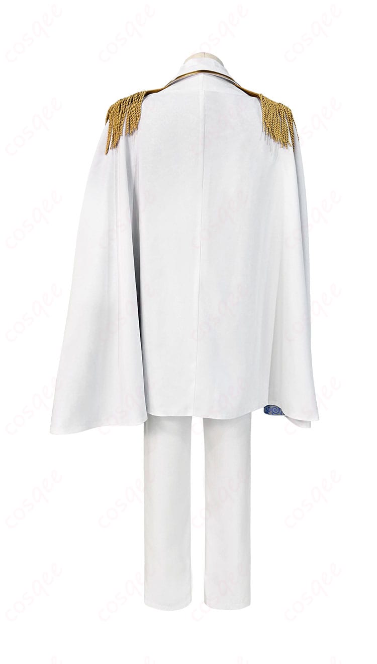 商品背面画像。背面デザインが細部まで再現され、ブルーロックの潔世一の衣装の魅力が引き立ちます。