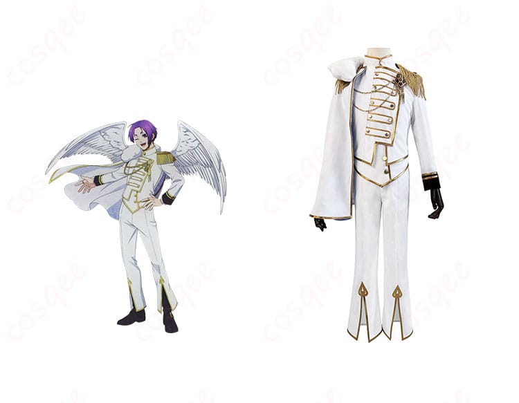 御影玲王(天使ver.)キャラクターとコスプレ衣装の正面