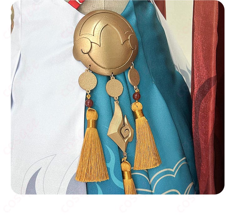 雲璃 コスプレ衣装の腰飾りのディテール。優れたデザインと高い忠実度が感じられます。