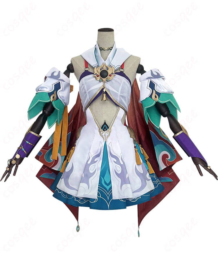 雲璃 コスプレ衣装の正面の写真。ディテールの忠実な再現と洗練されたデザインが特徴です。