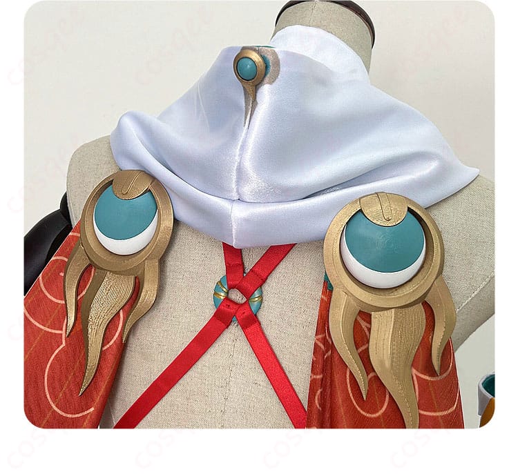 雲璃 コスプレ衣装の背面装飾部分。背中のディテールが鮮やかに表現されています。