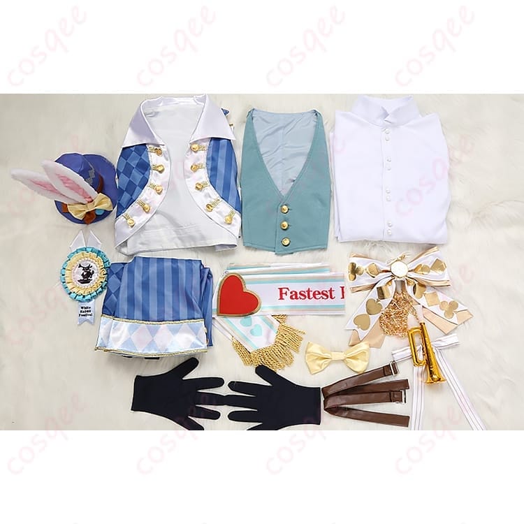 ツイステ デュース・スペード 薔薇の王国ホワイトラビット風 コスプレ衣装｜端正で映えるセット - 8枚目の画像