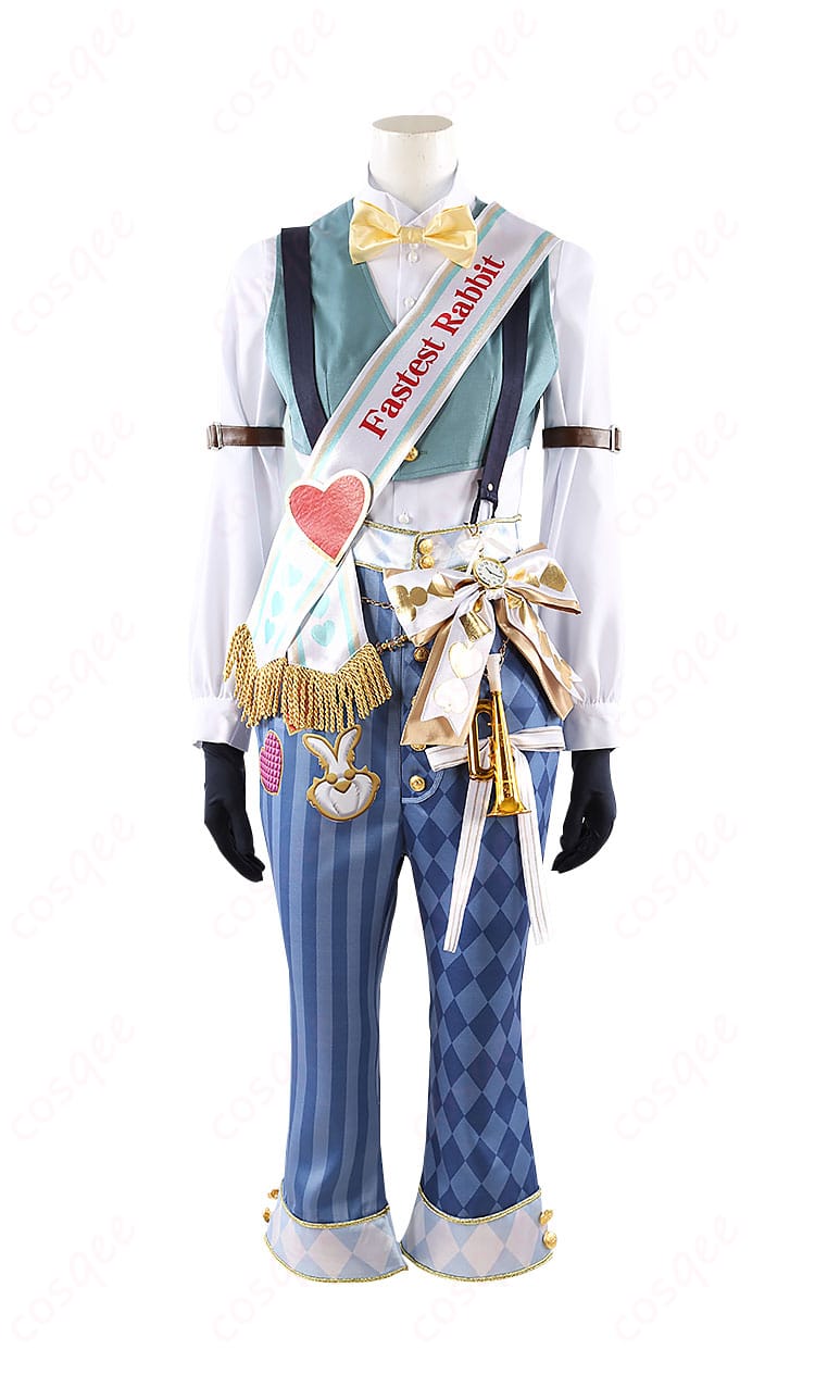 デュース・スペード コスプレ衣装 内搭服の正面ディテール - ツイステ コスプレ衣装