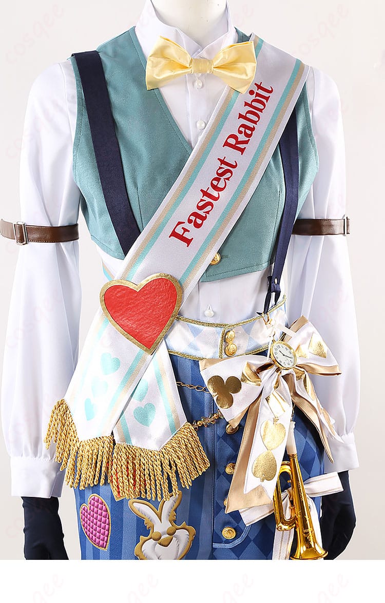 デュース・スペード コスプレ衣装 衣襟配飾ディテール - ツイステ コスプレ衣装