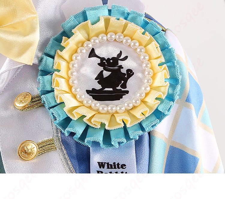 デュース・スペード コスプレ衣装 胸口の装飾ディテール - ツイステ コスプレ衣装