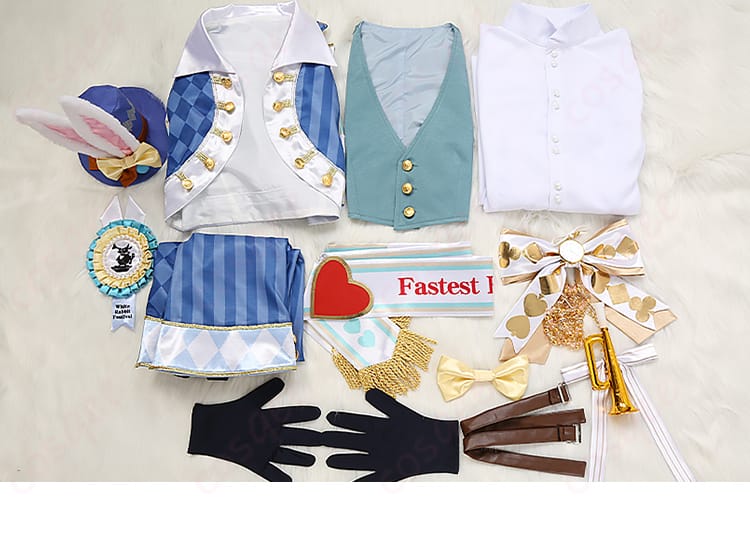 デュース・スペード コスプレ衣装 セット内容展示 - ツイステ コスプレ衣装