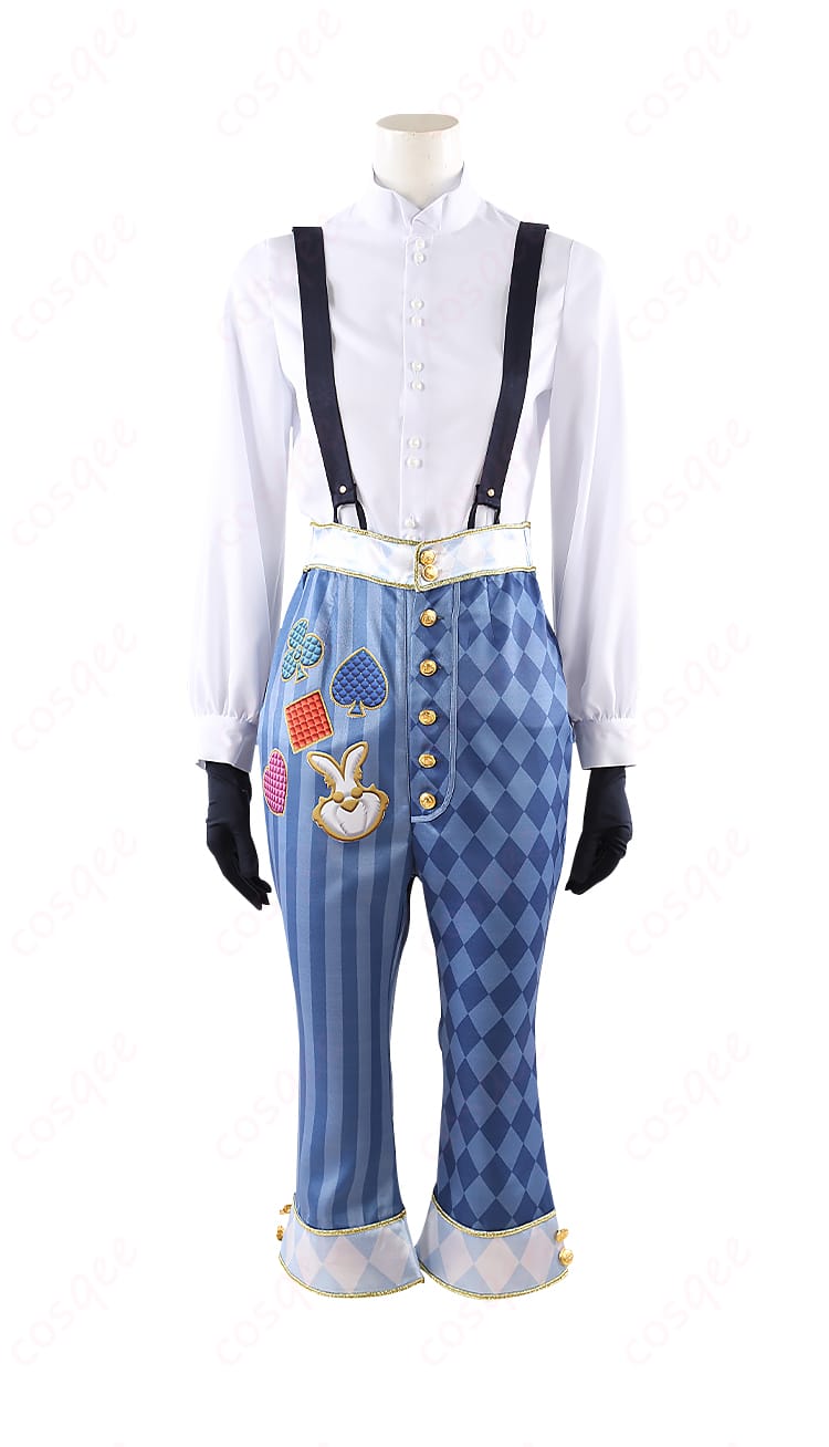 デュース・スペード コスプレ衣装 衣装シャツ正面ディテール - ツイステ コスプレ衣装