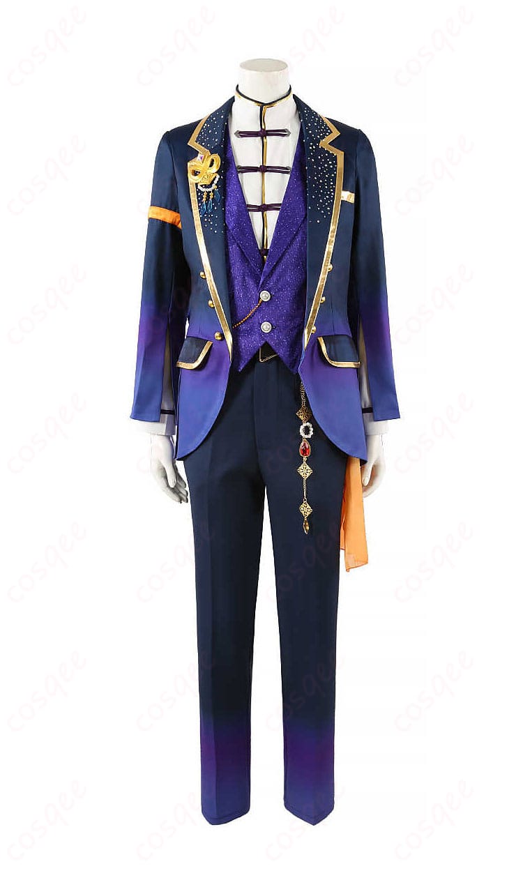 あんスタ 逆先夏目 コスプレ衣装 商品正面図。リアルなディテールを重視したデザインで、コスプレイベントに最適です。