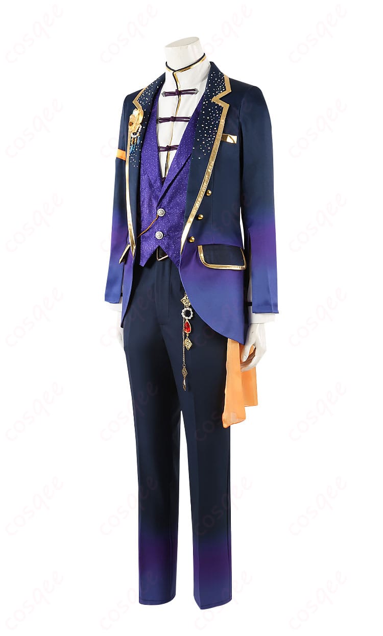 あんスタ 逆先夏目 コスプレ衣装 商品左側図。全体的なバランスが良く、見た目も美しいコスプレ衣装です。