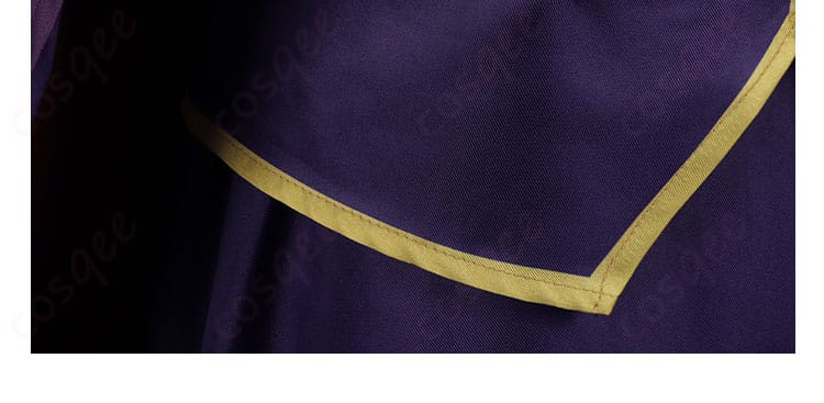 セフィーロコスプレ衣装の衣裾装飾のディテール。細部の装飾が衣装の魅力を引き立てています。