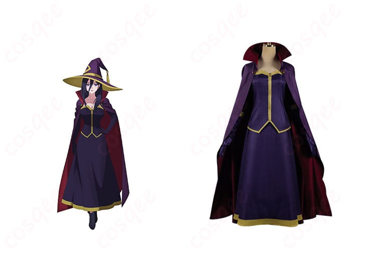 セフィーロのコスプレ衣装の正面とキャラクターを一緒に撮影した画像。高い再現度の衣装が際立っています。