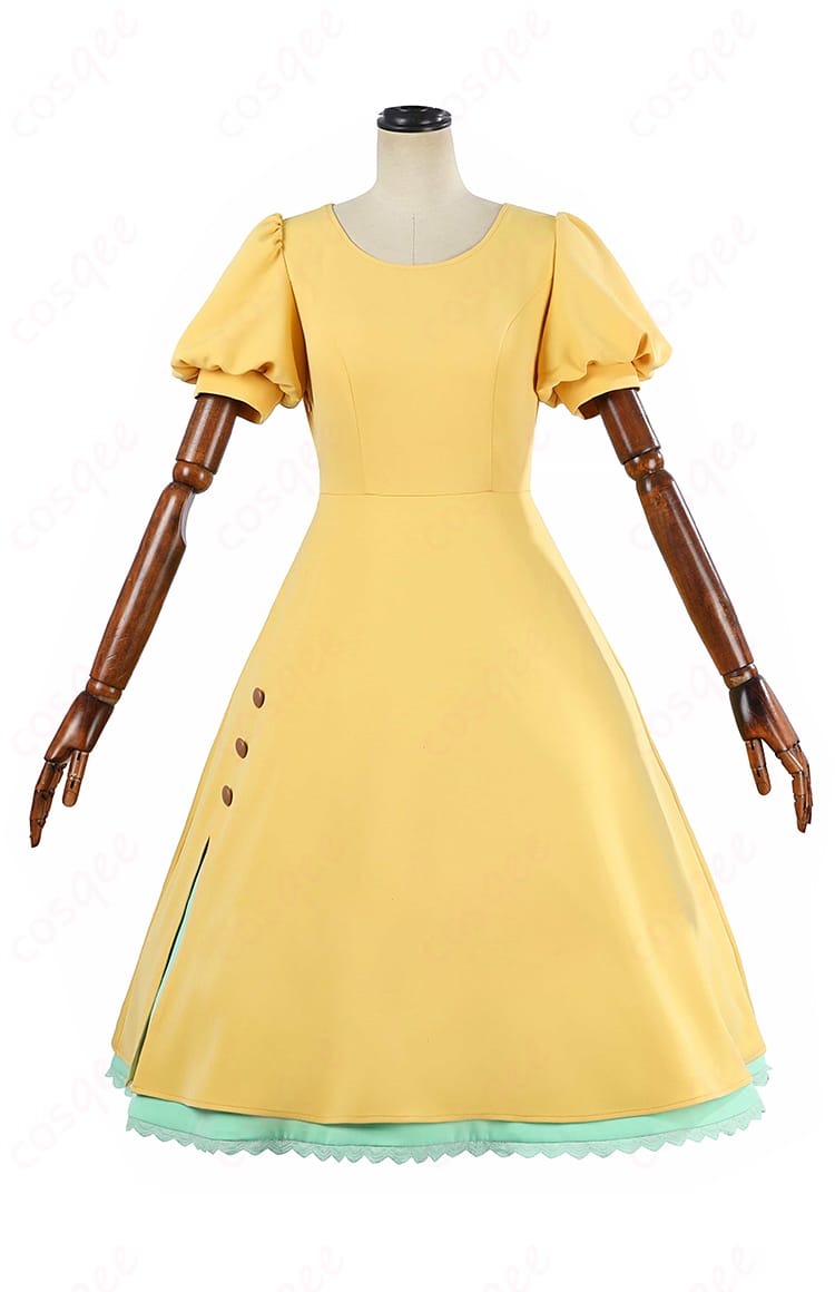 大道寺知世のコスプレ衣装の細部。丁寧な縫製と精密なデザインが際立つ。