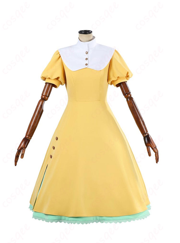 カードキャプターさくら 大道寺知世のコスプレ衣装、正面からの全体像。シンプルでエレガントなデザイン。