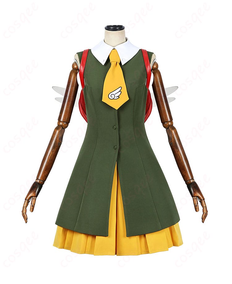 木之本桜 コスプレ衣装 正面からの写真。忠実な再現度と高品質な仕上がり。