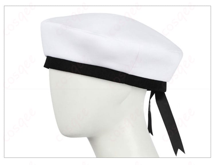 コスプレ衣装の帽子の装飾部分。木之本桜の帽子デザインを忠実に再現した画像。