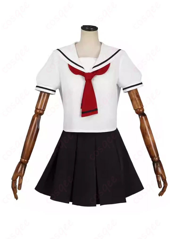 商品正面画像。カードキャプターさくらの木之本桜コスプレ衣装の全体像。