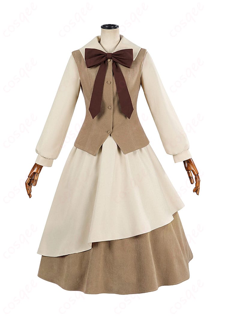 商品の正面画像。高品質なコスプレ衣装、カードキャプターさくら 大道寺知世の秋冬私服。