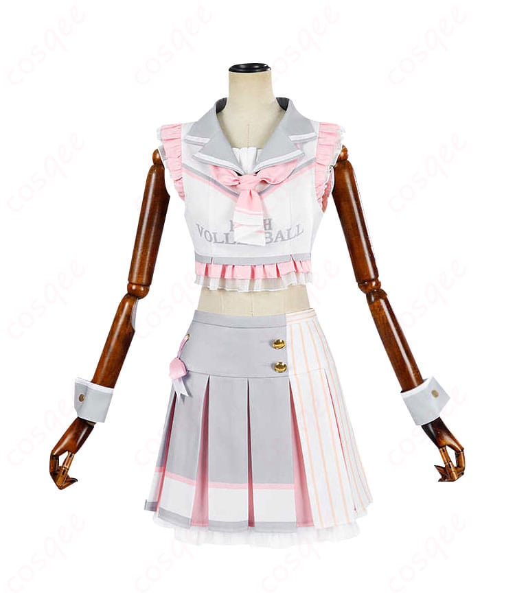 ラブライブ!南ことり チアガールコスプレ衣装の詳細な正面画像