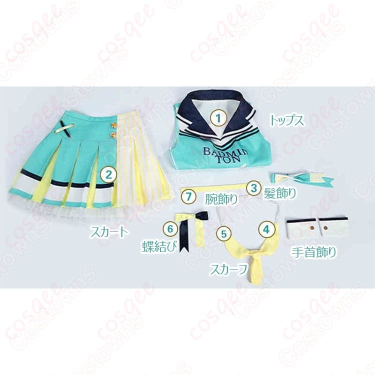 ラブライブ！ 南ことり チアガール衣装 ポップ可憐で写真映えする動きやすいコスプレ - 13枚目の画像