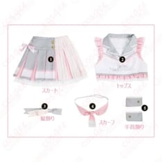 ラブライブ！ 南ことり チアガール衣装 ポップ可憐で写真映えする動きやすいコスプレ - 5枚目の画像（サムネイル）